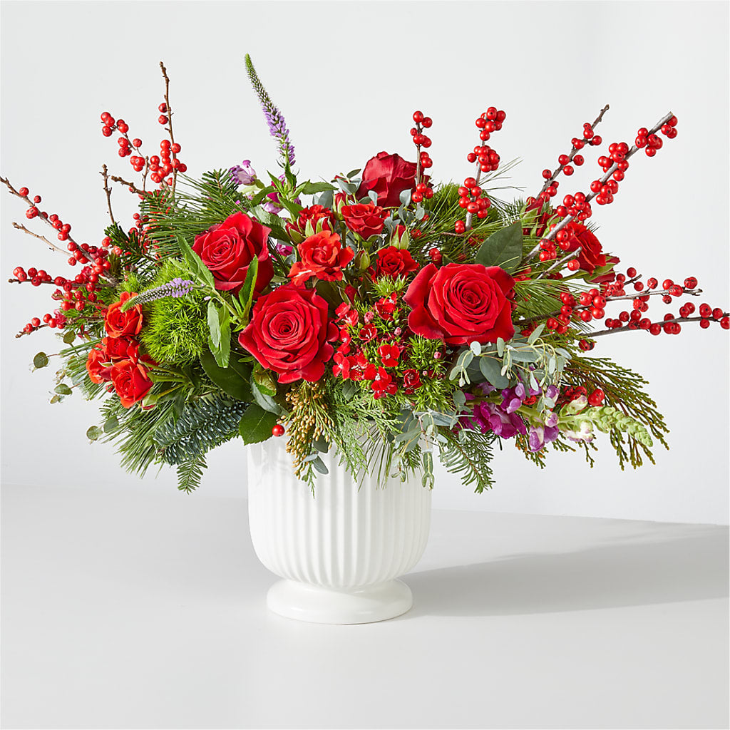 Big Red Bow Bouquet – Concord Flowers, Concord CA