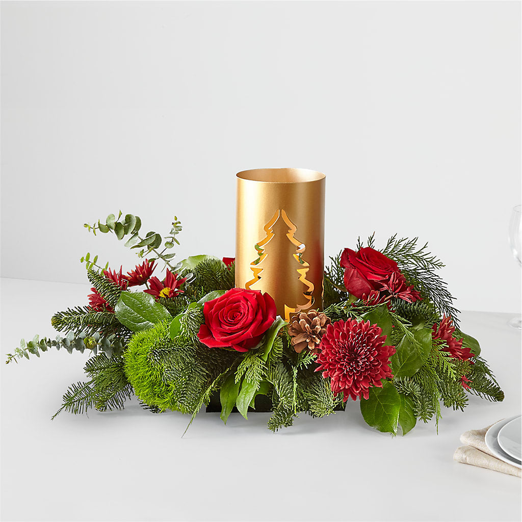 Toast the Season Centerpiece – Concord Flowers, Concord CA