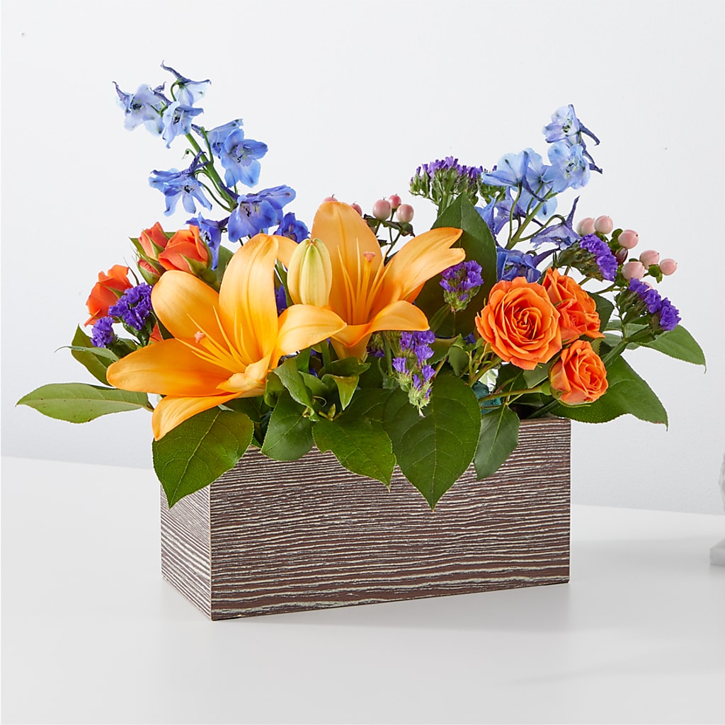 Radiant Citrus Box Bouquet – Concord Flowers, Concord CA