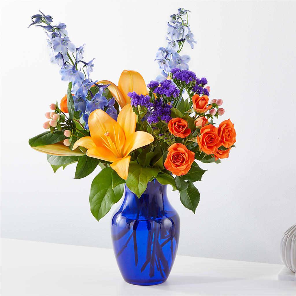 Radiant Citrus Bouquet – Concord Flowers, Concord CA