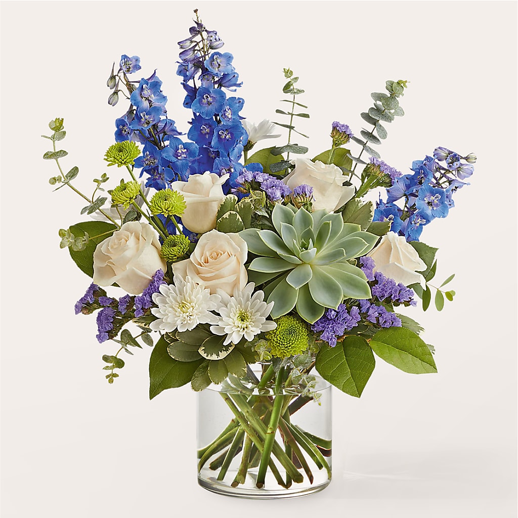 Cerulean Waves Bouquet – Concord Flowers, Concord CA