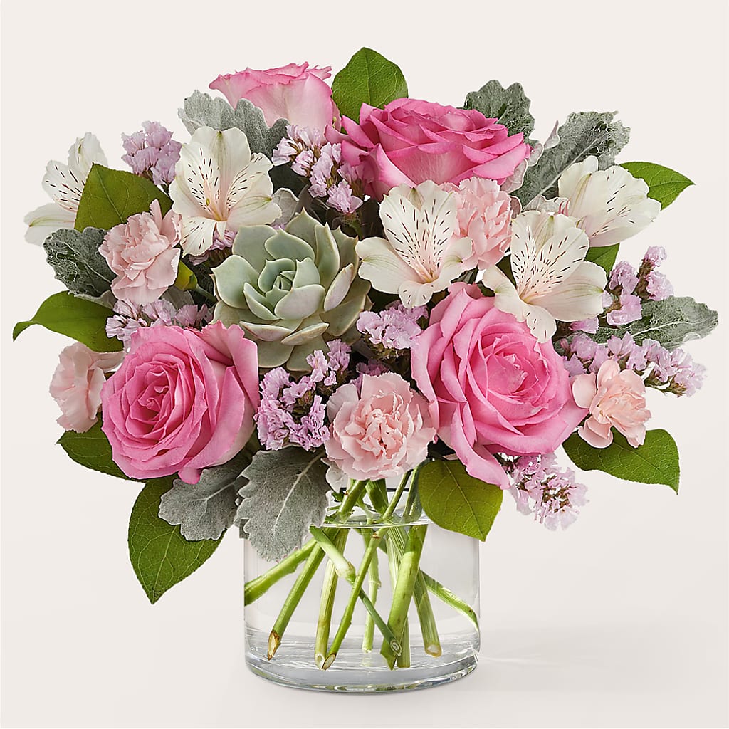Dusty Rose Bouquet – Concord Flowers, Concord CA