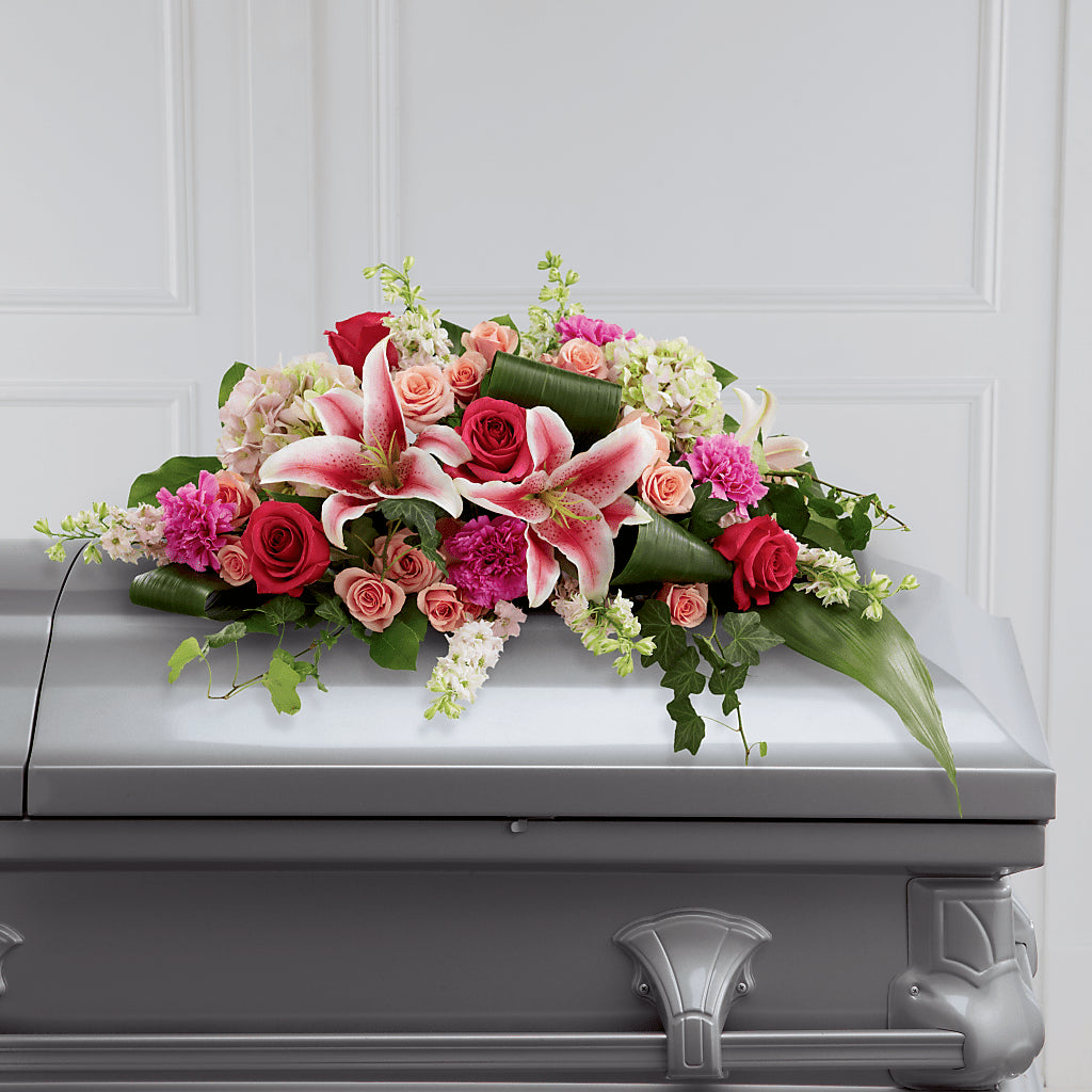 Splendid Grace Casket Spray – Concord Flowers, Concord CA