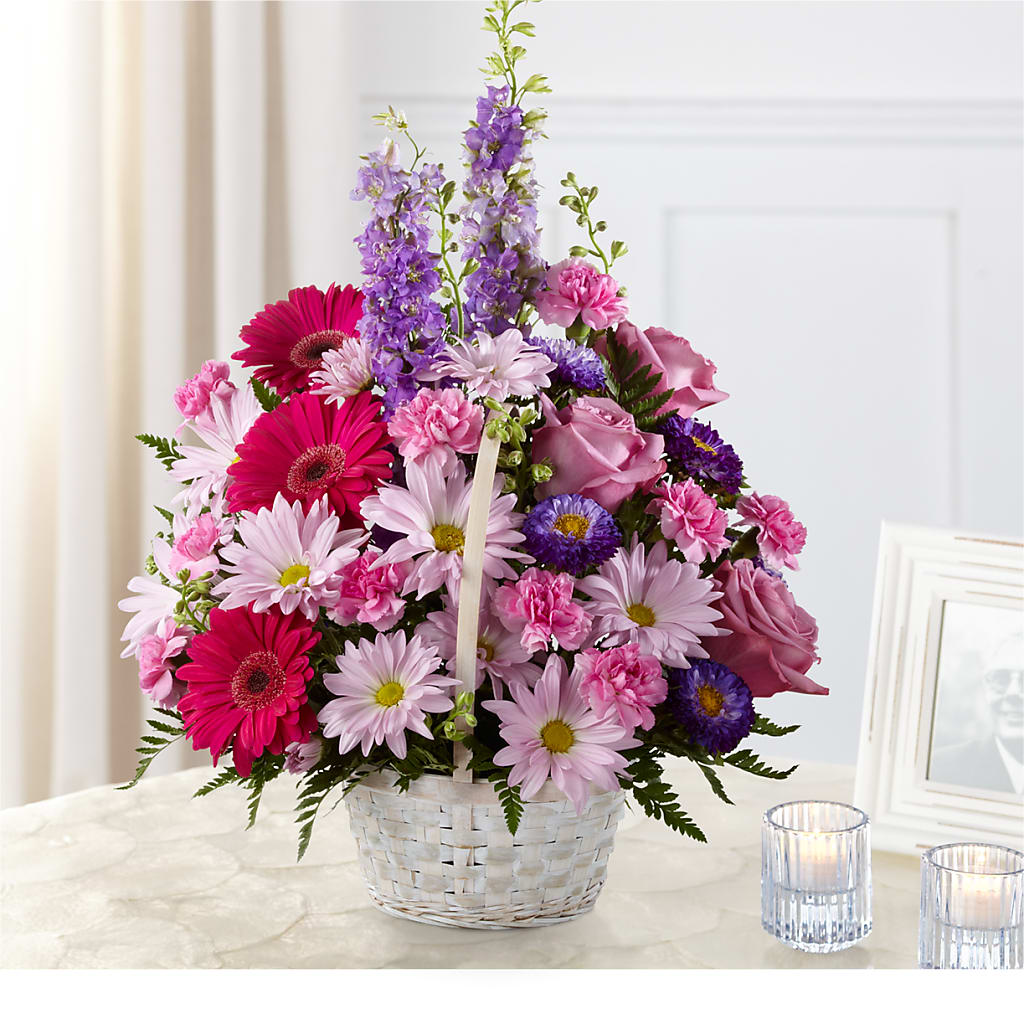 Pastel Peace Basket – Concord Flowers, Concord CA