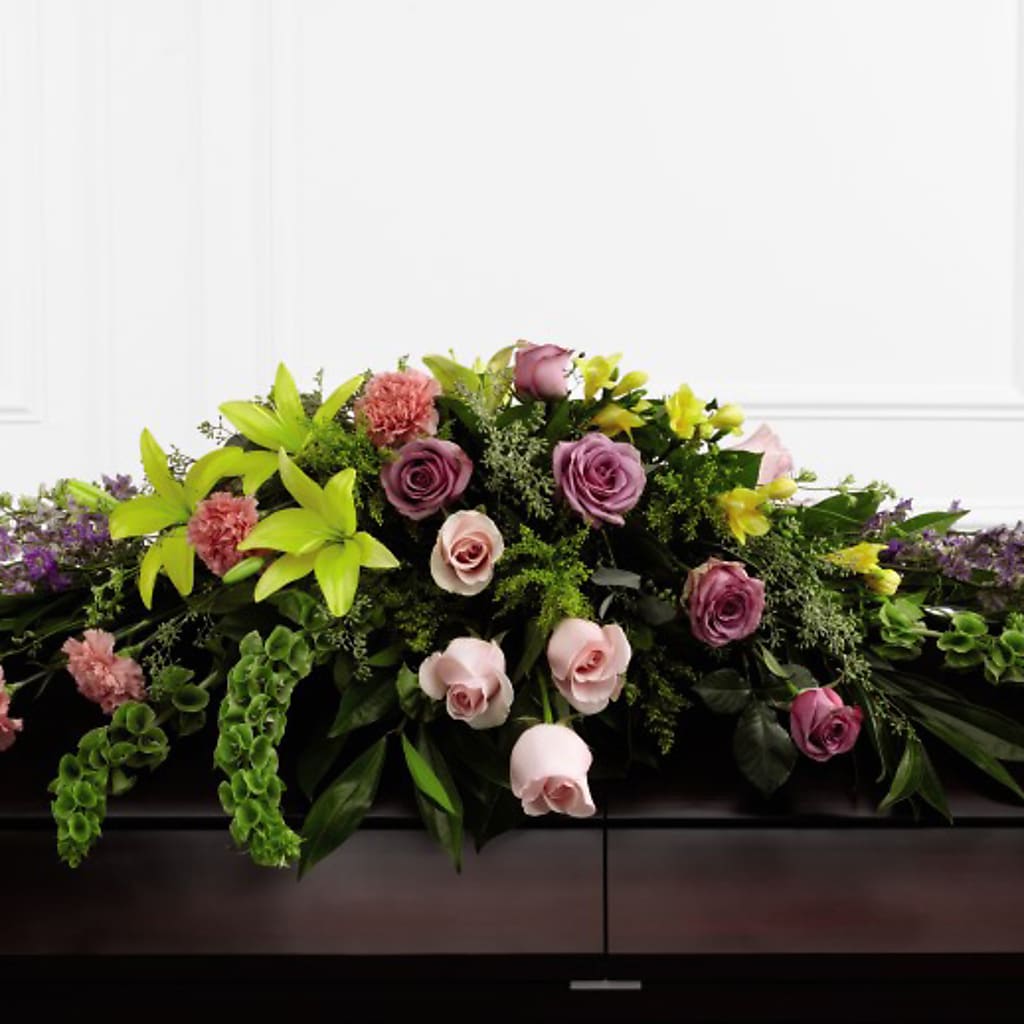 Forever Beloved Casket Spray – Concord Flowers, Concord CA