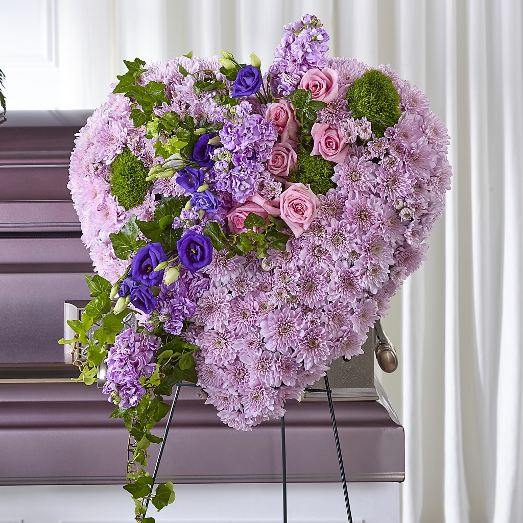 Treasured Love Standing Heart – Concord Flowers, Concord CA