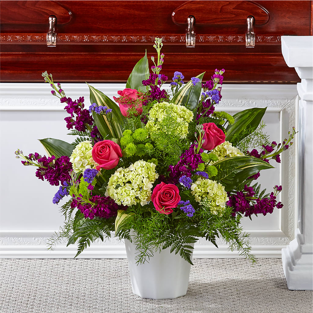 Beautiful Horizons Floor Basket – Concord Flowers, Concord CA