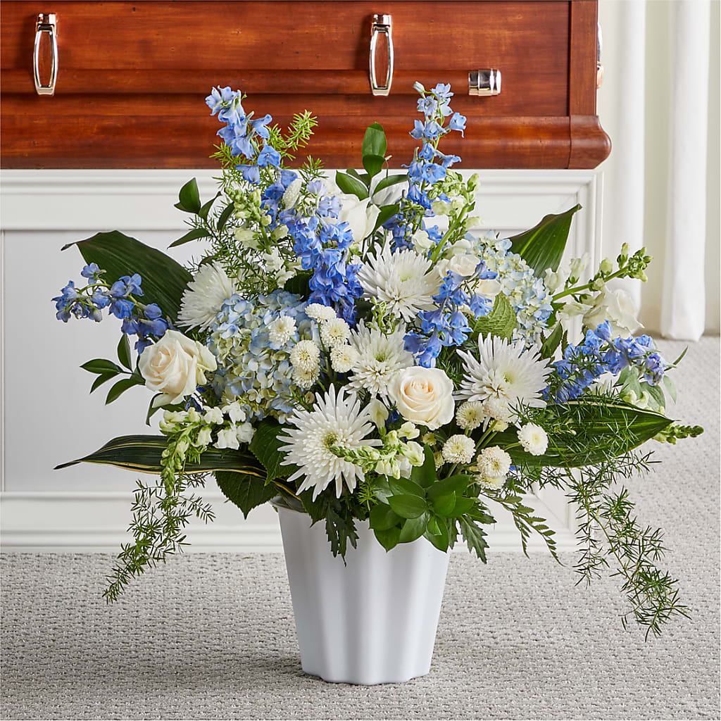 Everlasting Memories Floor Basket – Concord Flowers, Concord CA