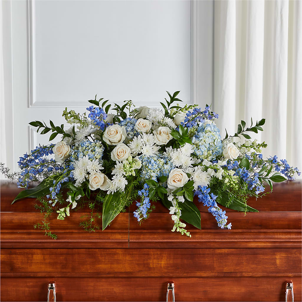 Timeless Essence Casket Spray – Concord Flowers, Concord CA