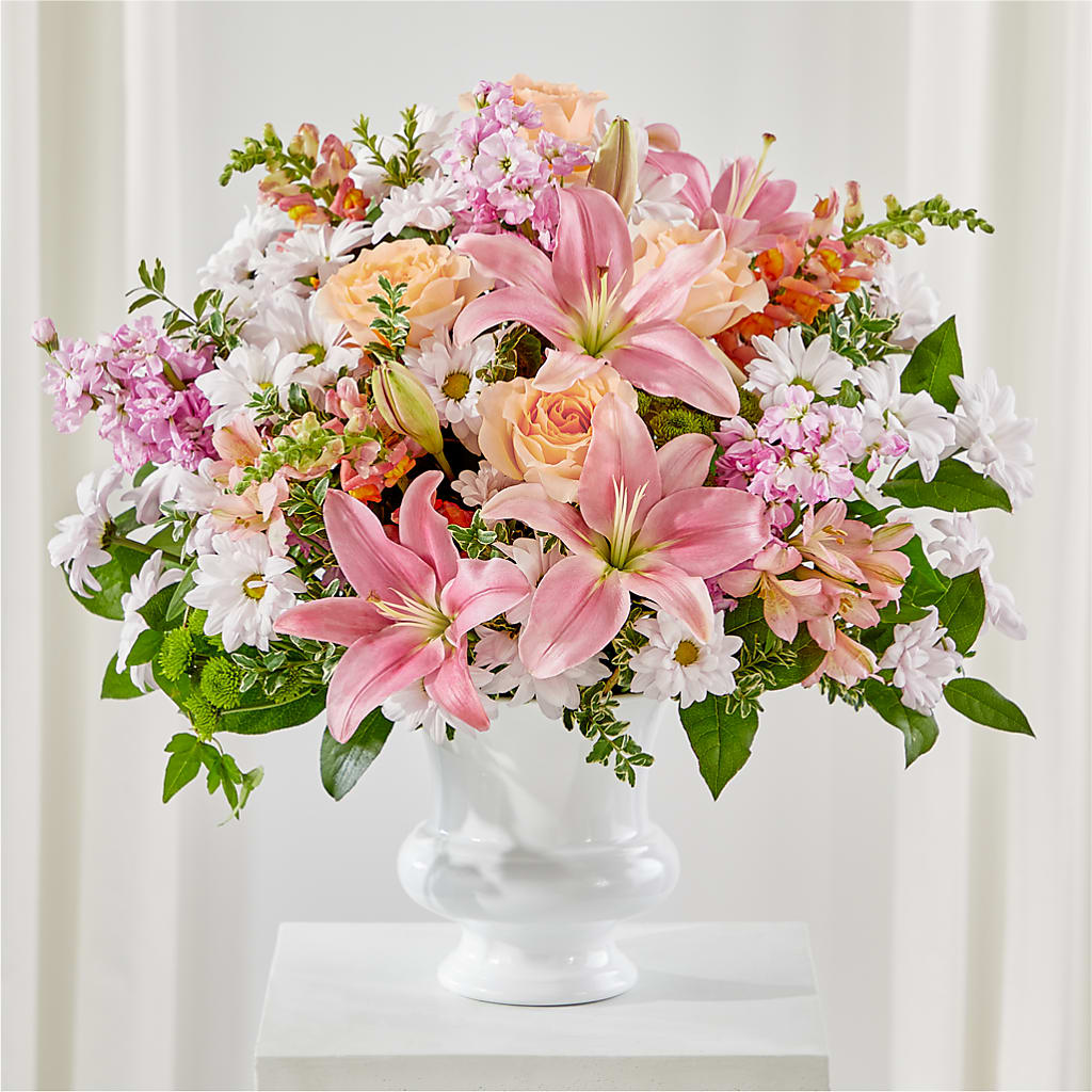 Heartfelt Gesture Urn Arrangement – Concord Flowers, Concord CA