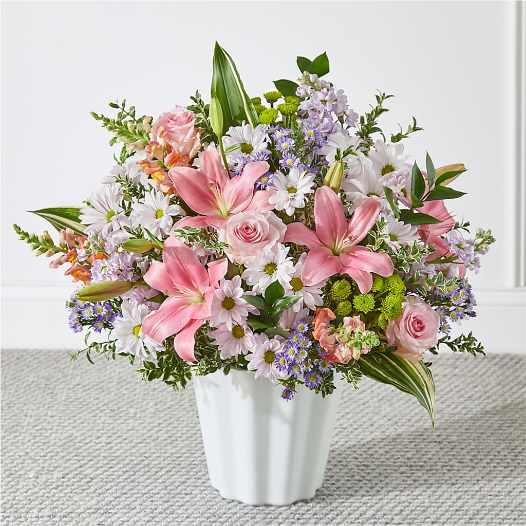 Abundant Compassion Floor Basket – Concord Flowers, Concord CA