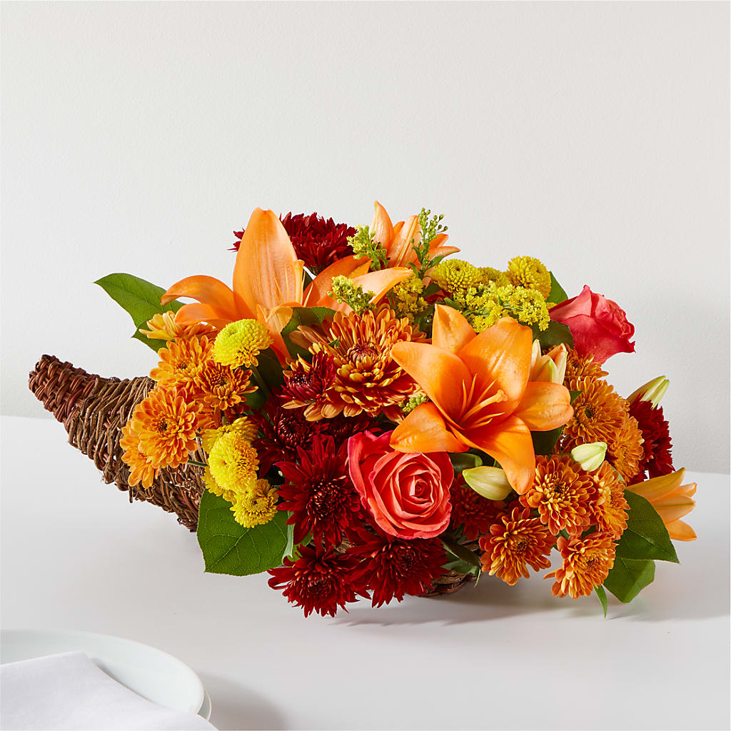 Bouquet of Blessings Cornucopia – Concord Flowers, Concord CA