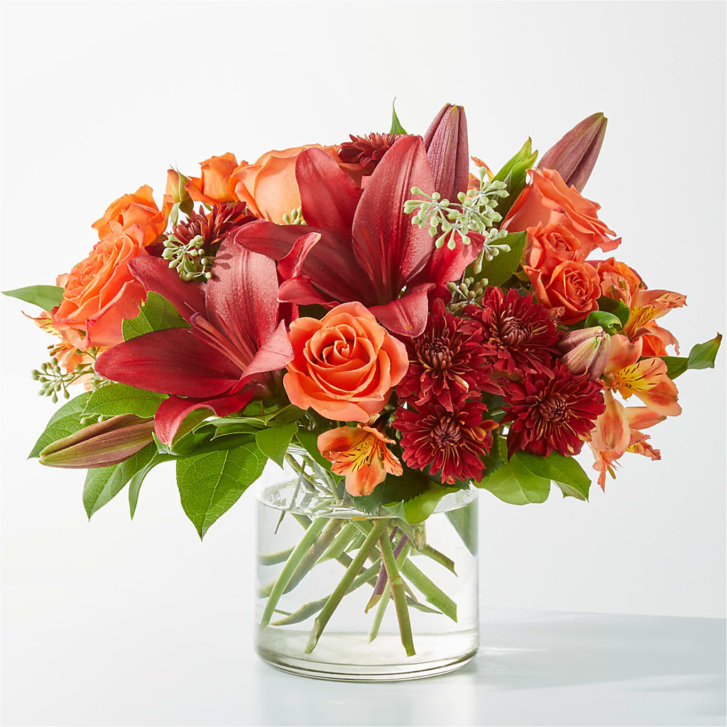 Crimson Leaves Bouquet – Concord Flowers, Concord CA