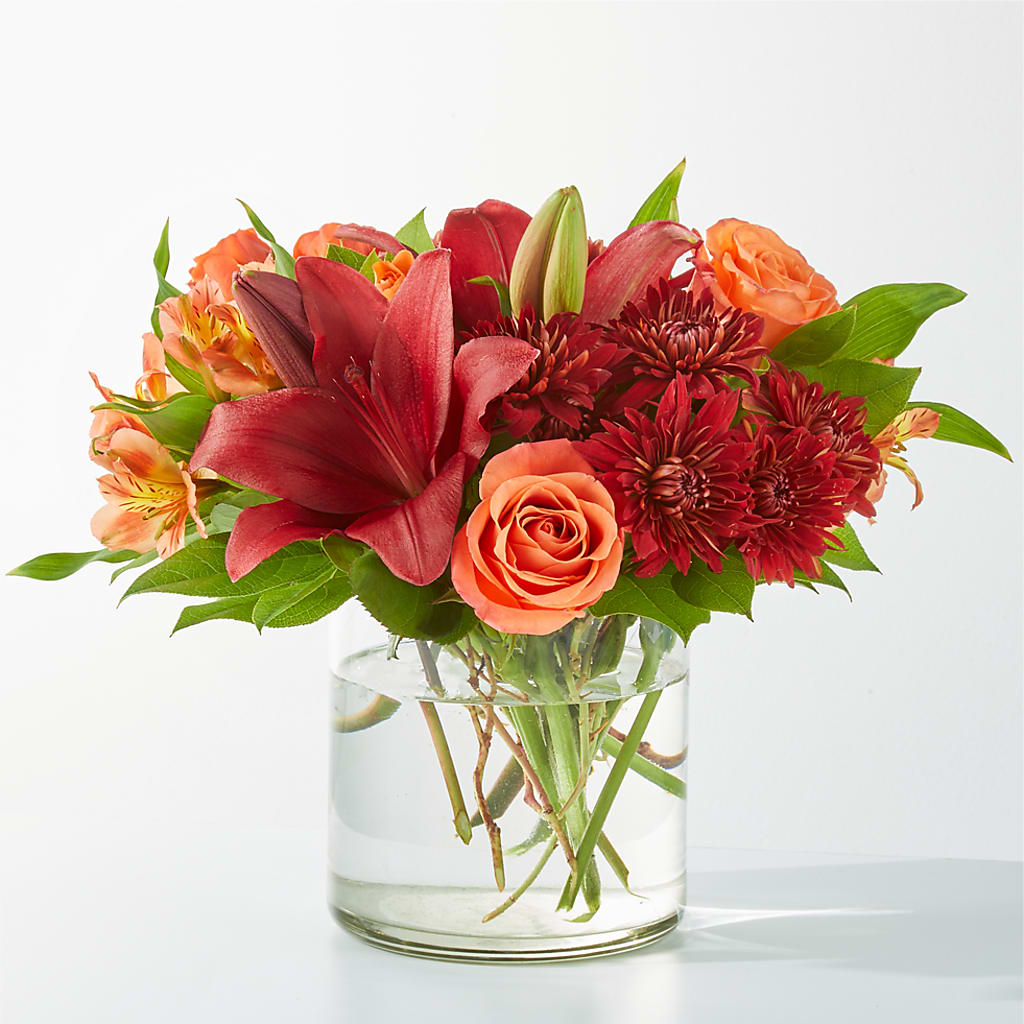 Crimson Leaves Bouquet – Concord Flowers, Concord CA