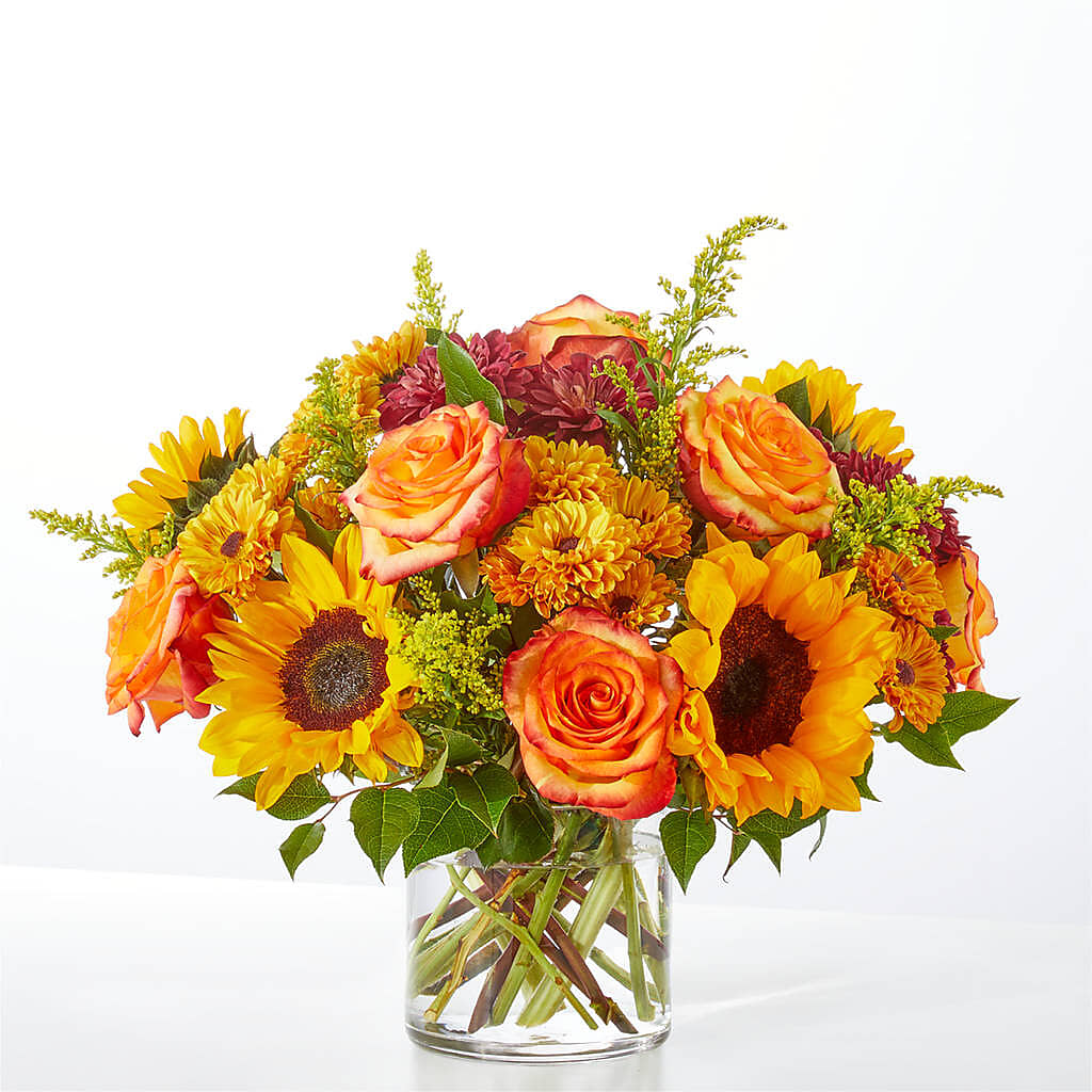 Flannel Scarf Bouquet – Concord Flowers, Concord CA