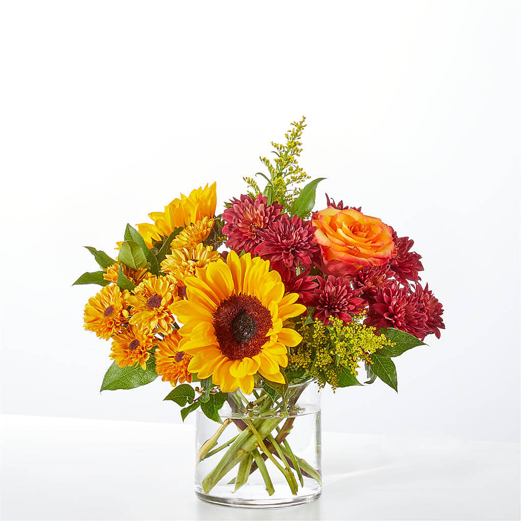 Flannel Scarf Bouquet – Concord Flowers, Concord CA