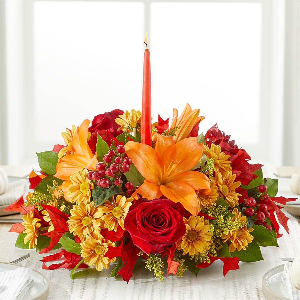 Autumn's Embrace Centerpiece – Concord Flowers, Concord CA