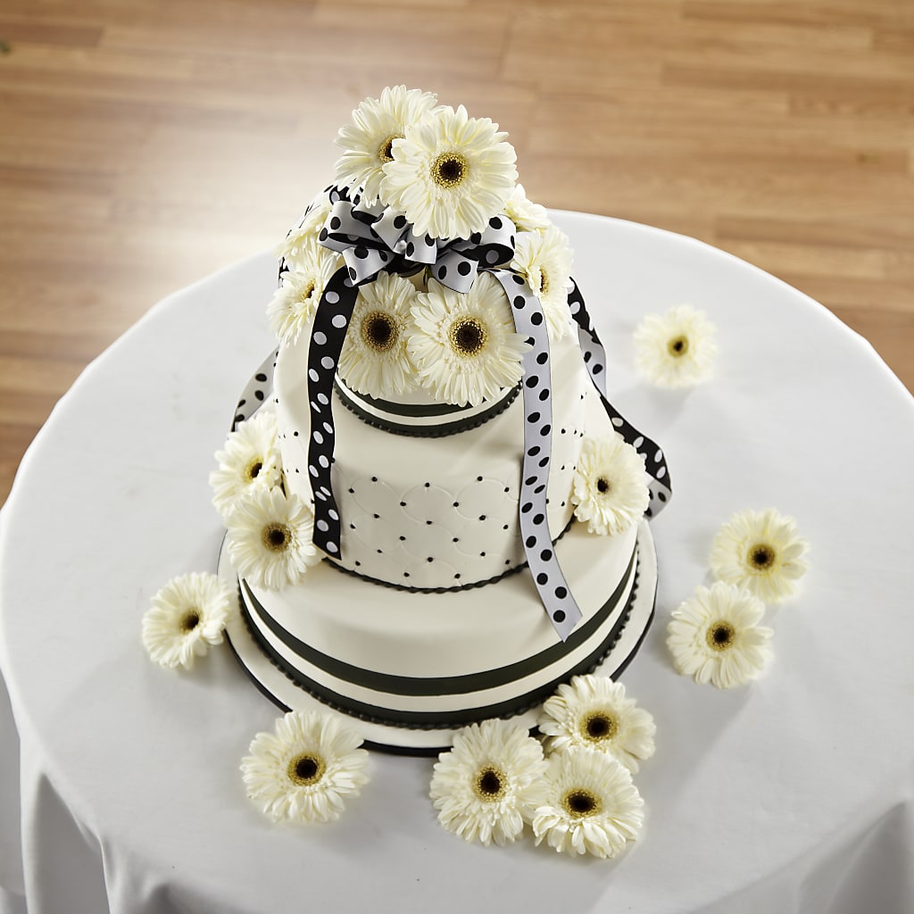 Simple Sophistication Cake Décor – Concord Flowers, Concord CA