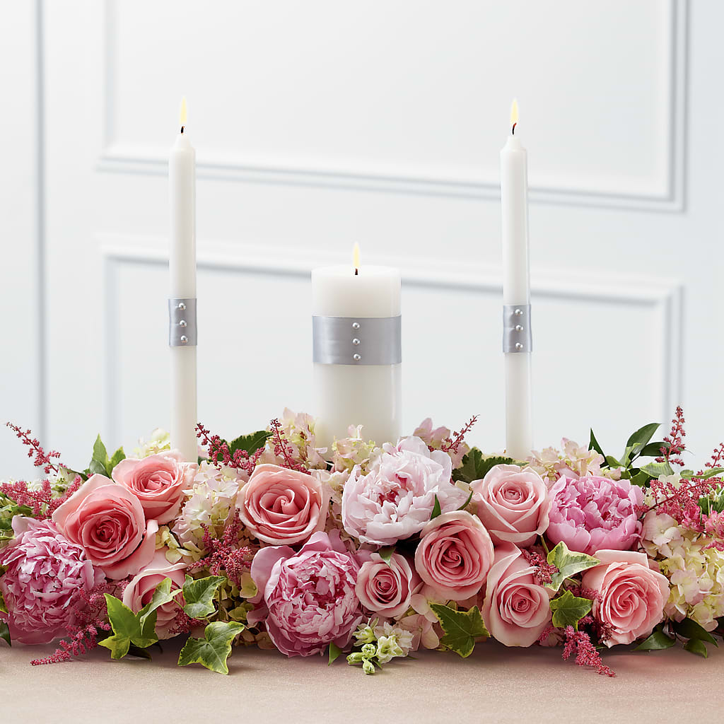 Worldwide Romance Unity Candle Arrangement – Concord Flowers, Concord CA