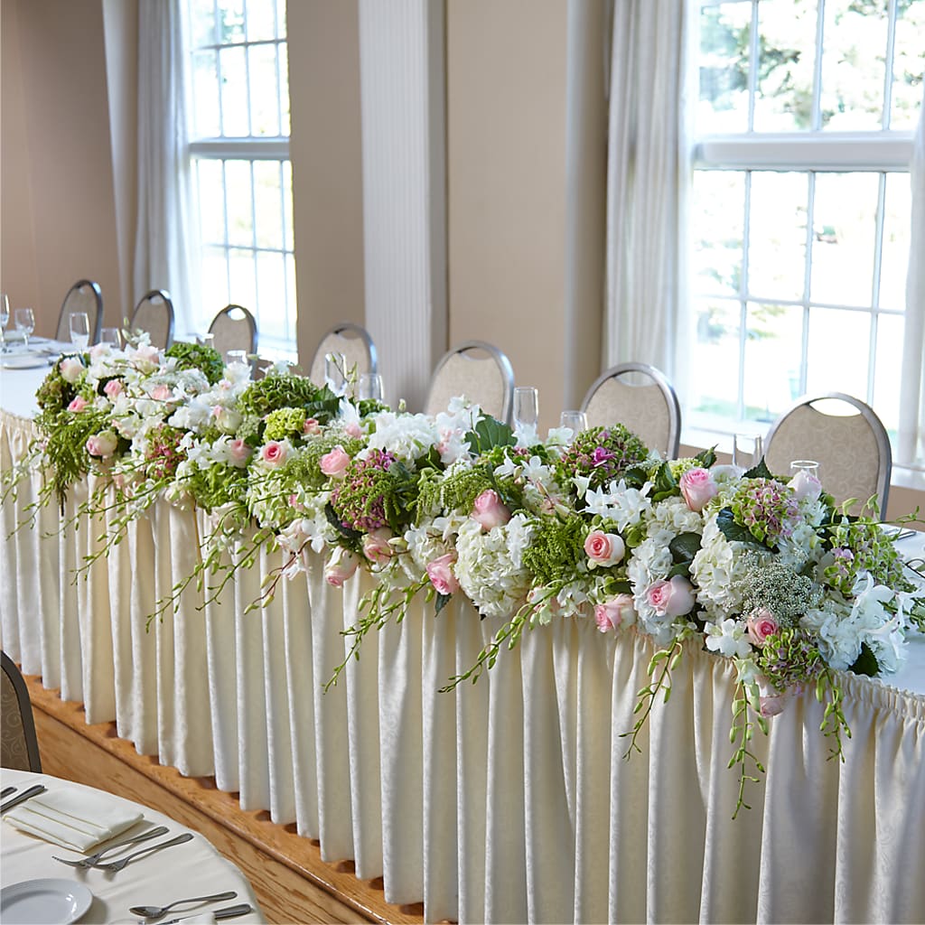 State of Joy Head Table Arrangement – Concord Flowers, Concord CA