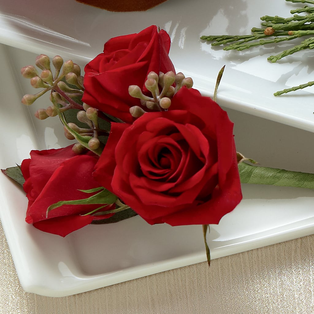 Red Spray Rose Boutonniere – Concord Flowers, Concord CA