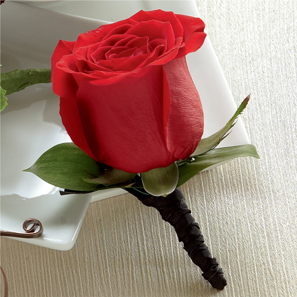 Red Rose Boutonniere – Concord Flowers, Concord CA
