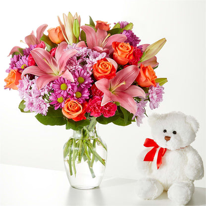 One and Only Bouquet and Bear Bundle –  Concord Flowers, Concord CA