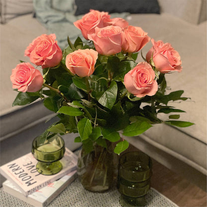 Long Stem Pink Rose Bouquet –  Concord Flowers, Concord CA