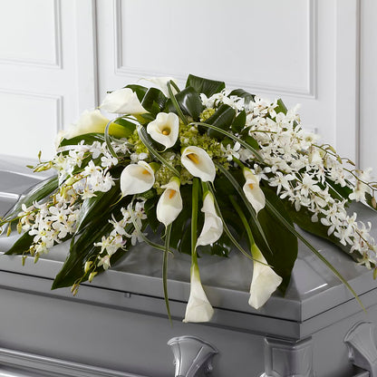 Angel Wings Casket Spray –  Concord Flowers, Concord CA
