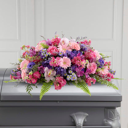Glorious Garden Casket Spray –  Concord Flowers, Concord CA