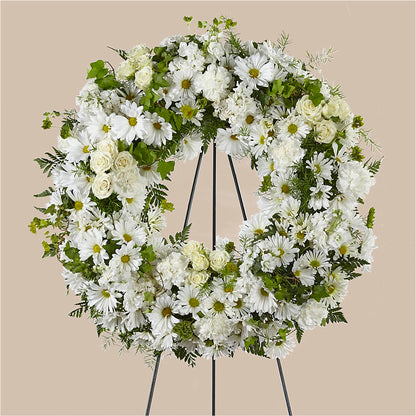 Faithful Wishes Wreath –  Concord Flowers, Concord CA
