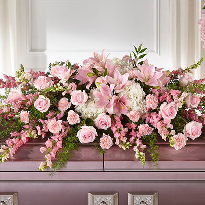 Life & Remembrance Casket Spray –  Concord Flowers, Concord CA