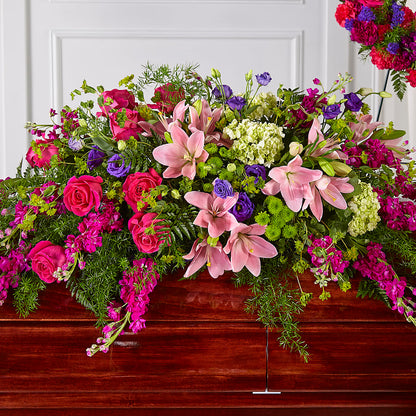 Radiant Tribute Casket Spray –  Concord Flowers, Concord CA
