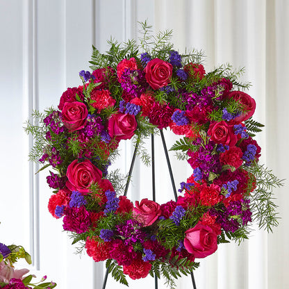 Calming Colors Wreath –  Concord Flowers, Concord CA