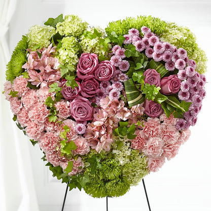 Heartwarming Standing Heart –  Concord Flowers, Concord CA