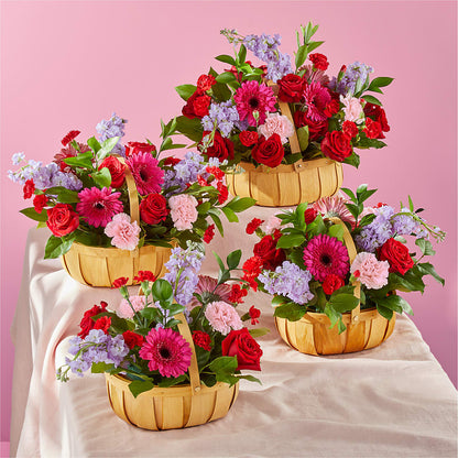 Pink Picnic Basket –  Concord Flowers, Concord CA