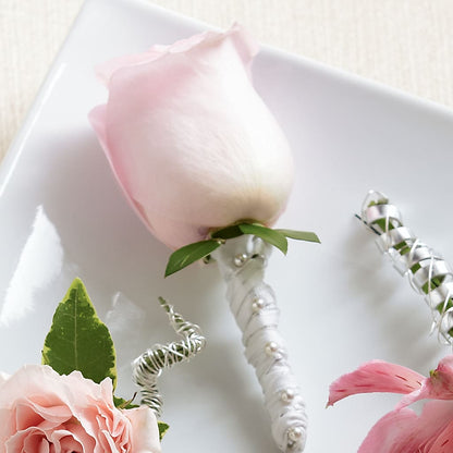 Pink Rose Boutonniere –  Concord Flowers, Concord CA