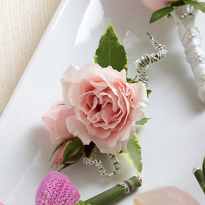 Pink Spray Rose Boutonniere –  Concord Flowers, Concord CA