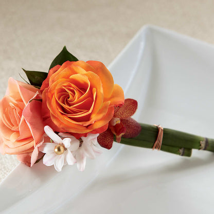 Sunset Dream Boutonniere –  Concord Flowers, Concord CA